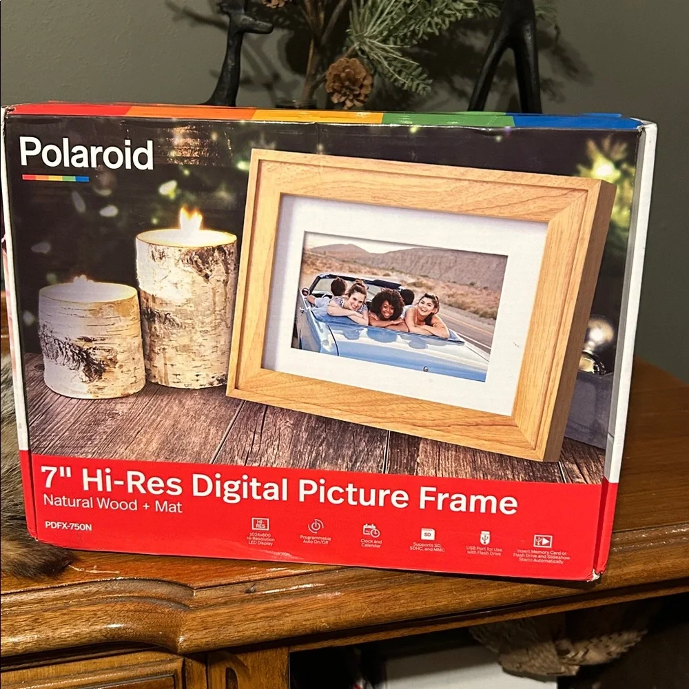 Polaroid Natural Wood Photo Frame